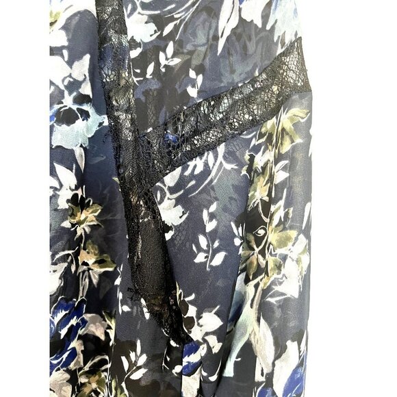 ASTR Floral Relaxed Boho Blouse M - Picture 9 of 11